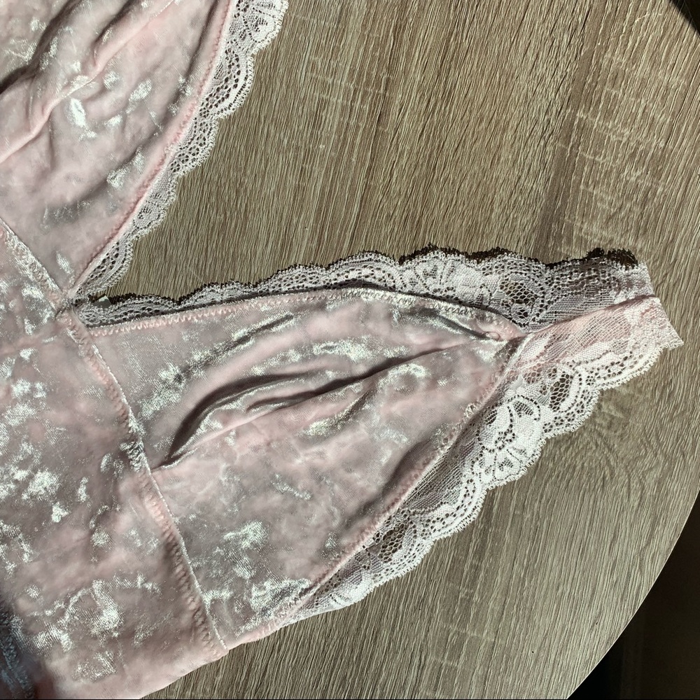 Free People crushed velvet dress